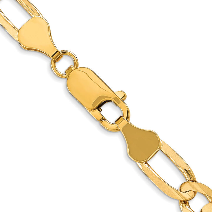 Gold 6mm Figaro Chain, 24"