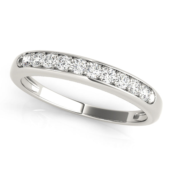 10K Slim Design Channel Set Diamond Band