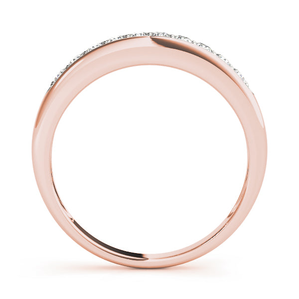 10K Slim Design Channel Set Diamond Band