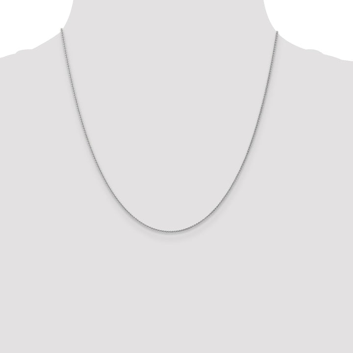 Gold 1mm Spiga (Wheat) Chain, 20"
