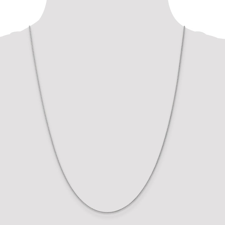 Gold 1mm Spiga (Wheat) Chain, 24"