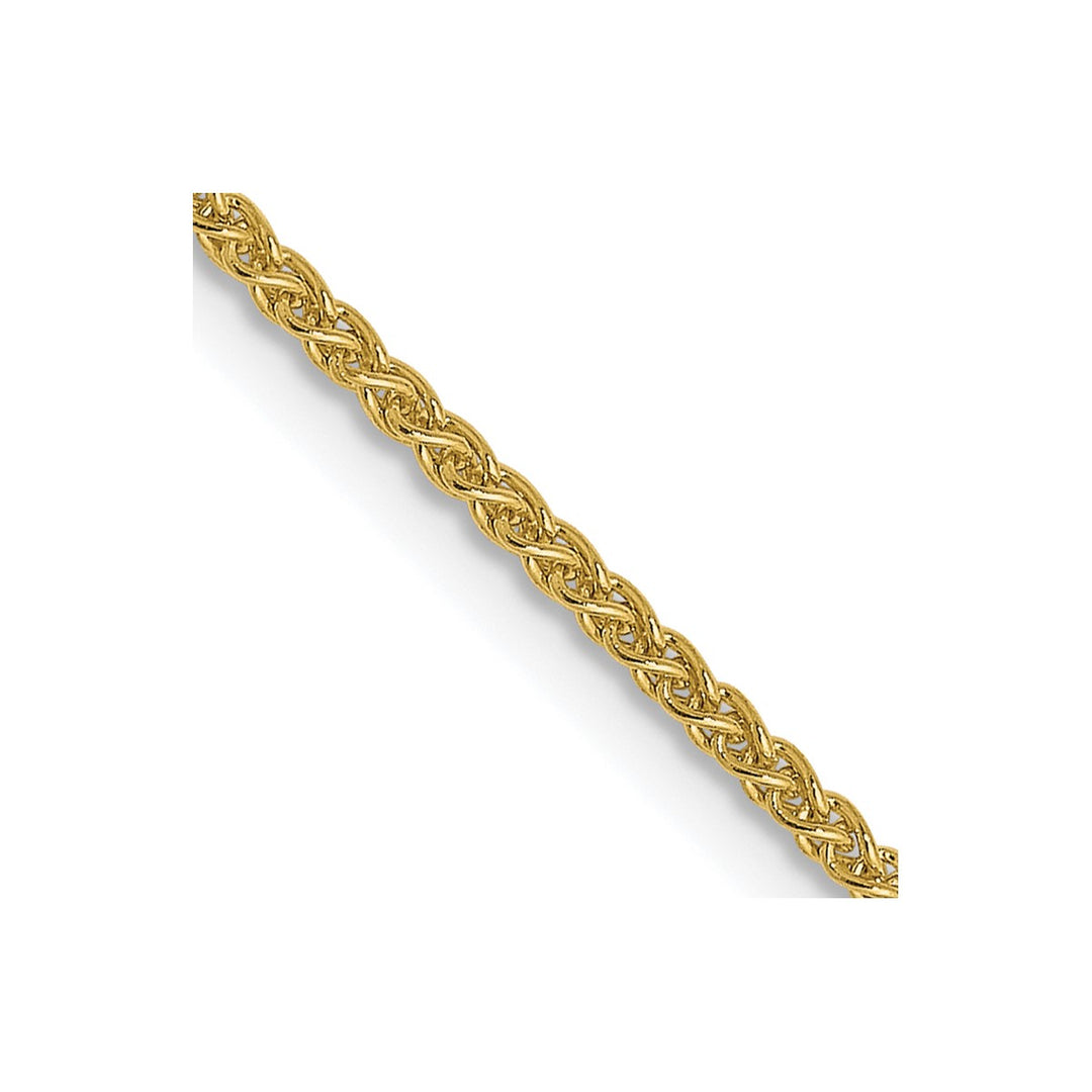 Gold 1.2mm Spiga (Wheat) Chain, 16"