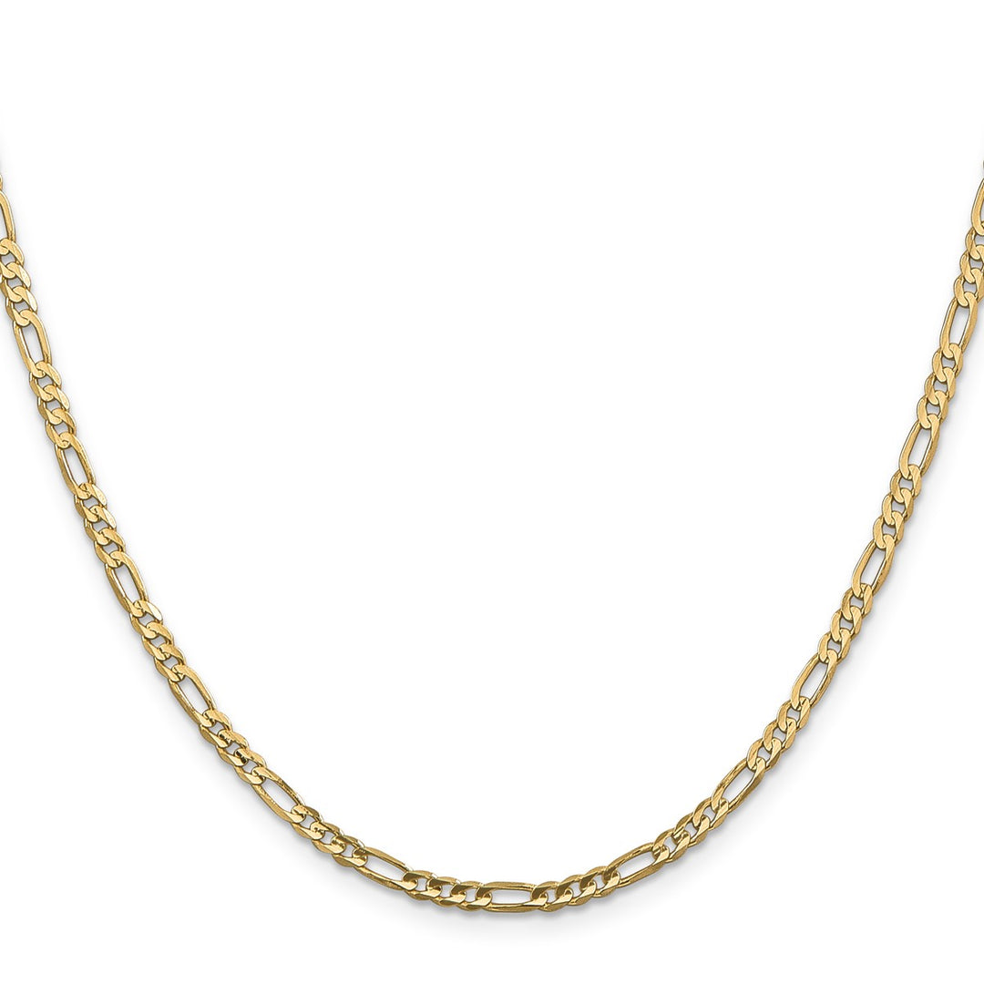 Gold 3mm Figaro Chain, 24