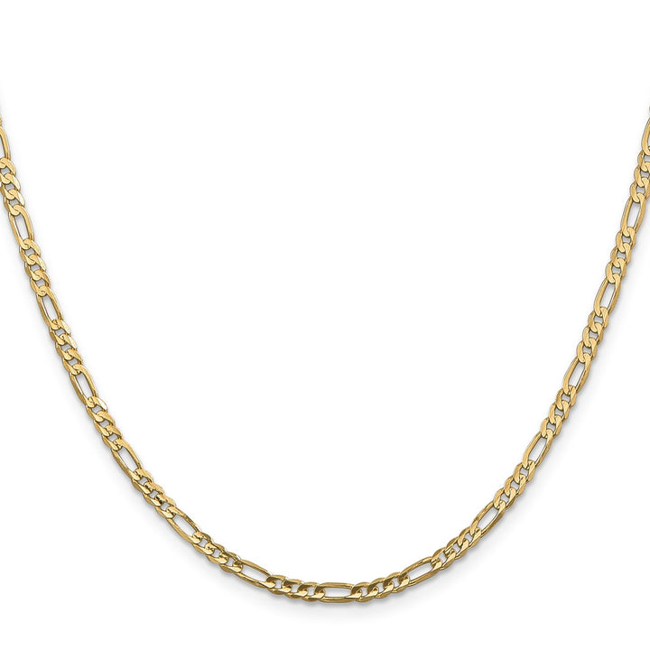 Gold 3mm Figaro Chain, 24"