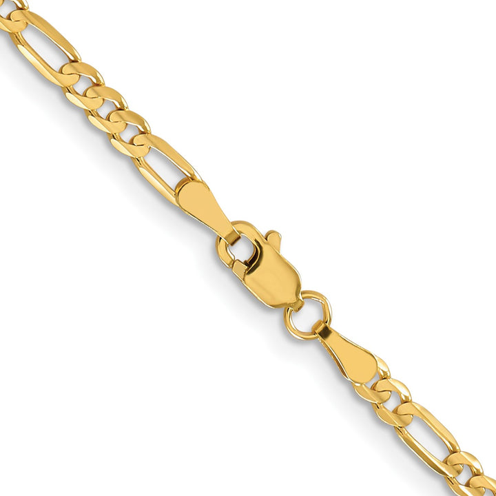 Gold 3mm Figaro Chain, 24"
