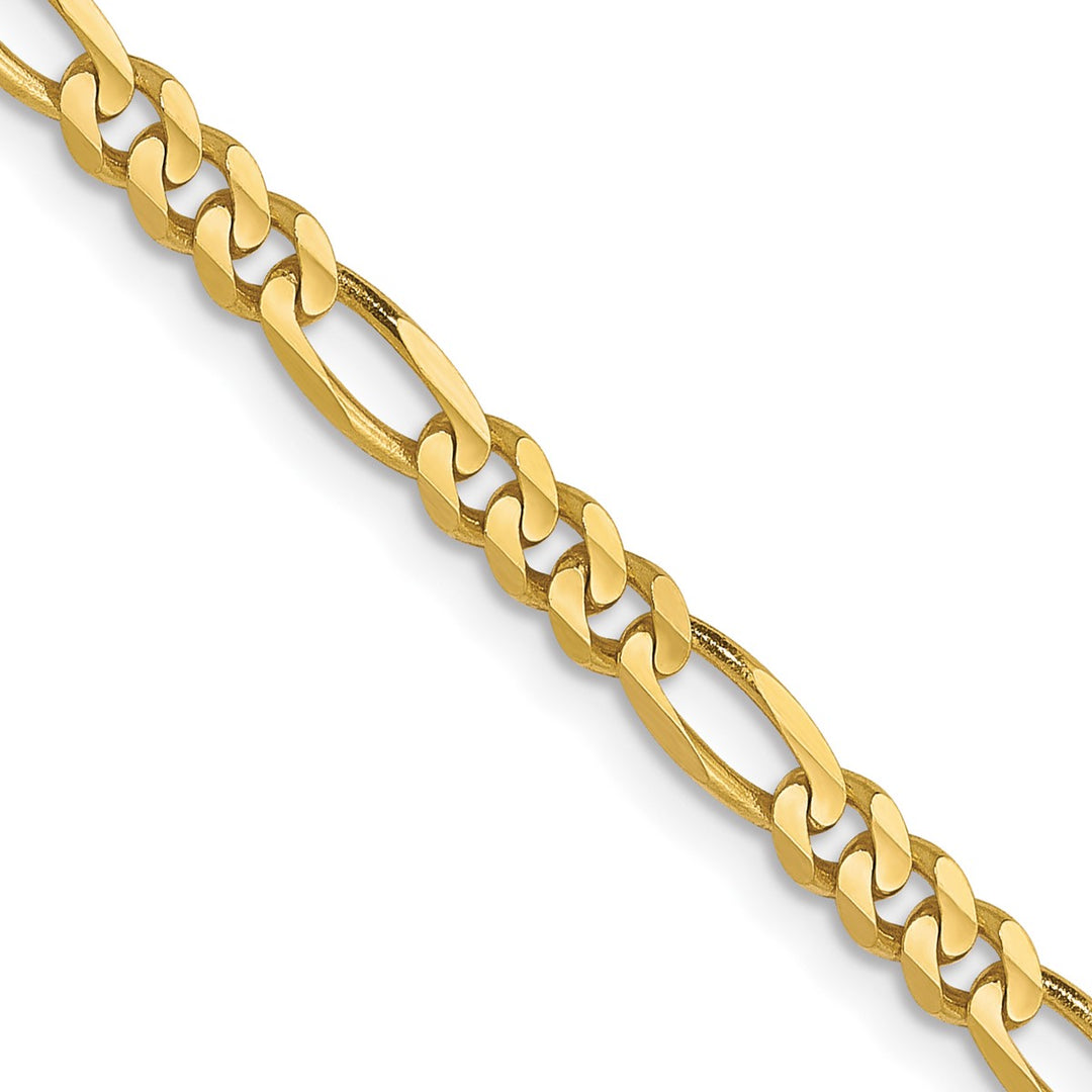 Gold 3mm Figaro Chain, 24"