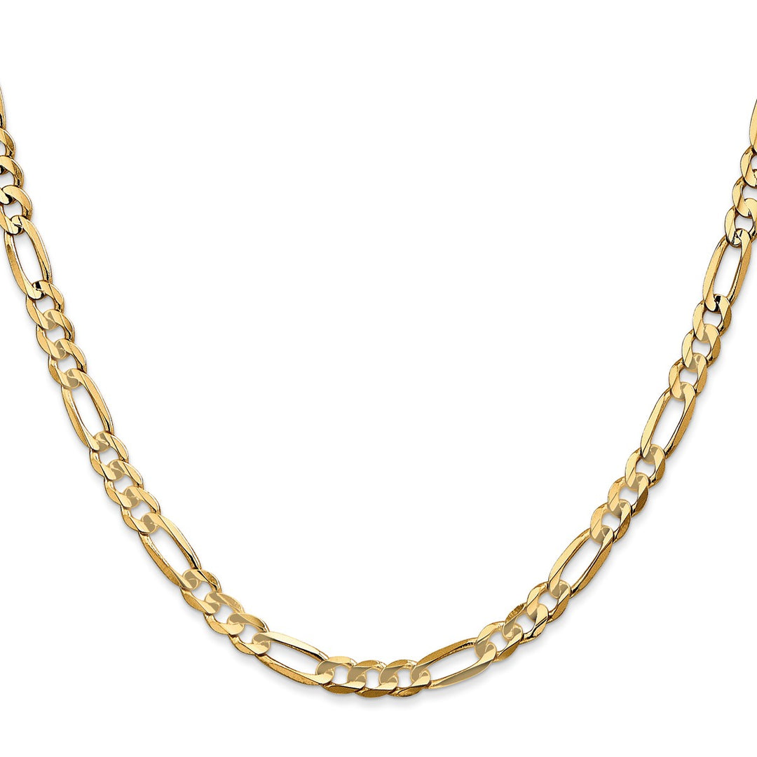 Gold 4.5mm Figaro Chain, 26