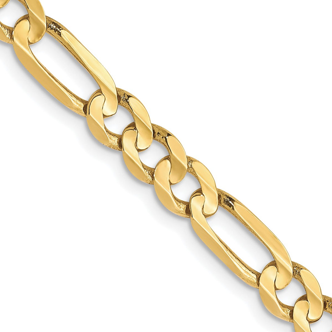 Gold 4.5mm Figaro Chain, 26