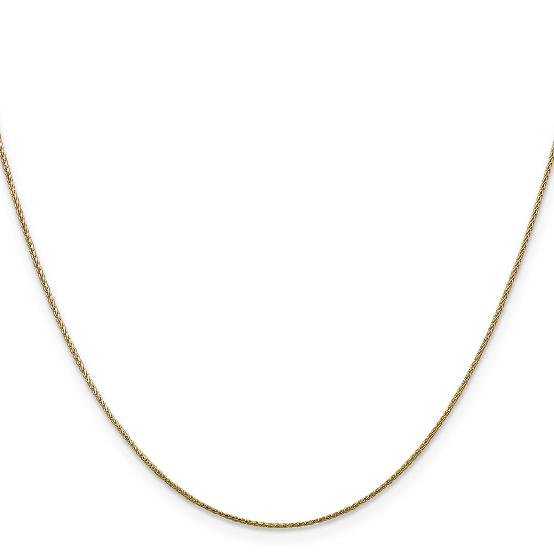 Gold 0.65mm Spiga (Wheat) Chain, 16