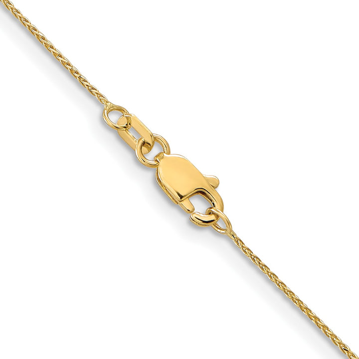 Gold 0.65mm Spiga (Wheat) Chain, 18"