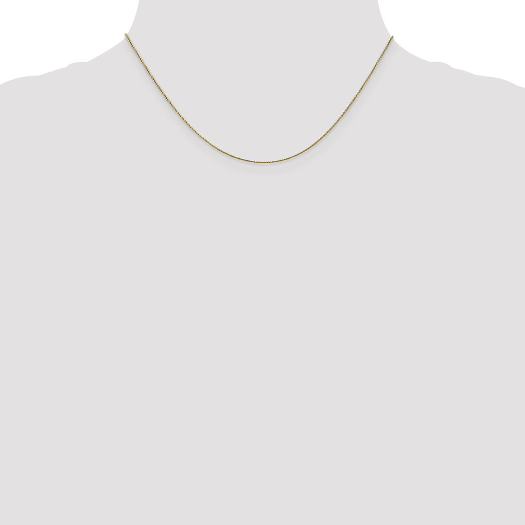 Gold 0.65mm Spiga (Wheat) Chain, 16
