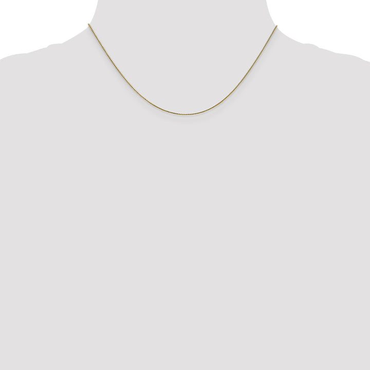 Gold 0.65mm Spiga (Wheat) Chain, 16"