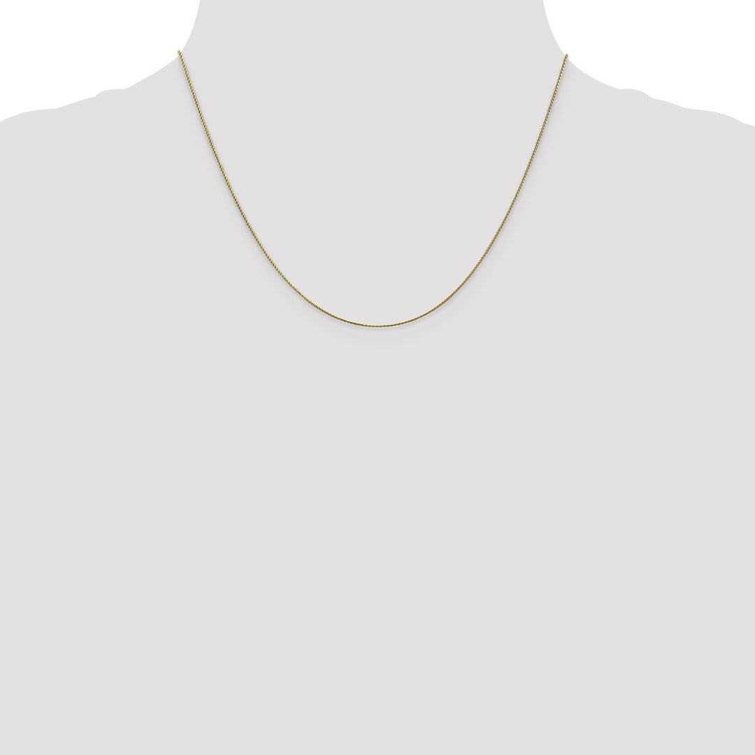 Gold 0.65mm Spiga (Wheat) Chain, 18