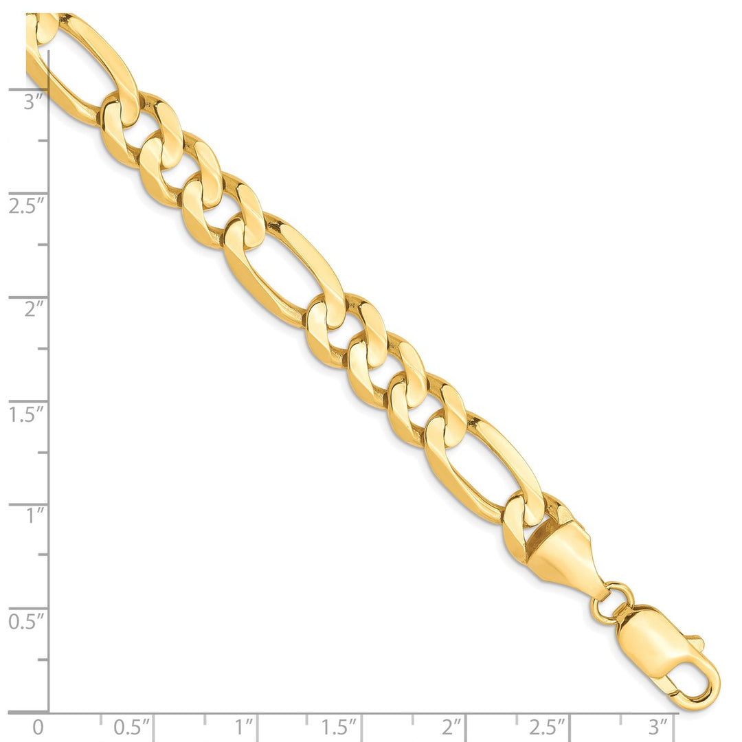 Gold 8.75mm Figaro Chain, 9