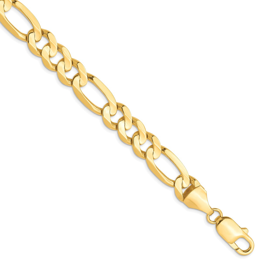 Gold 8.75mm Figaro Chain, 9