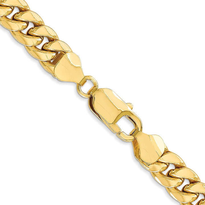 Gold 7.3mm Cuban Chain, 22"