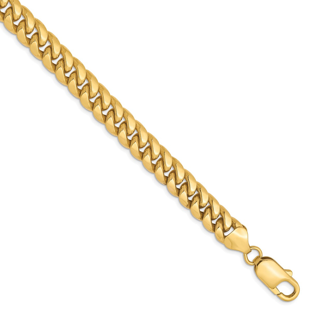 Gold 7.3mm Cuban Chain, 7"
