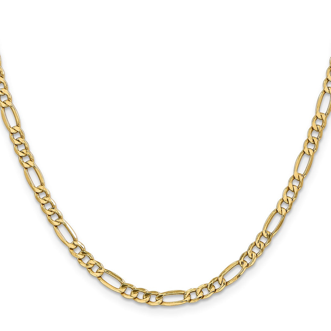 Gold 4.75mm Figaro Chain, 26