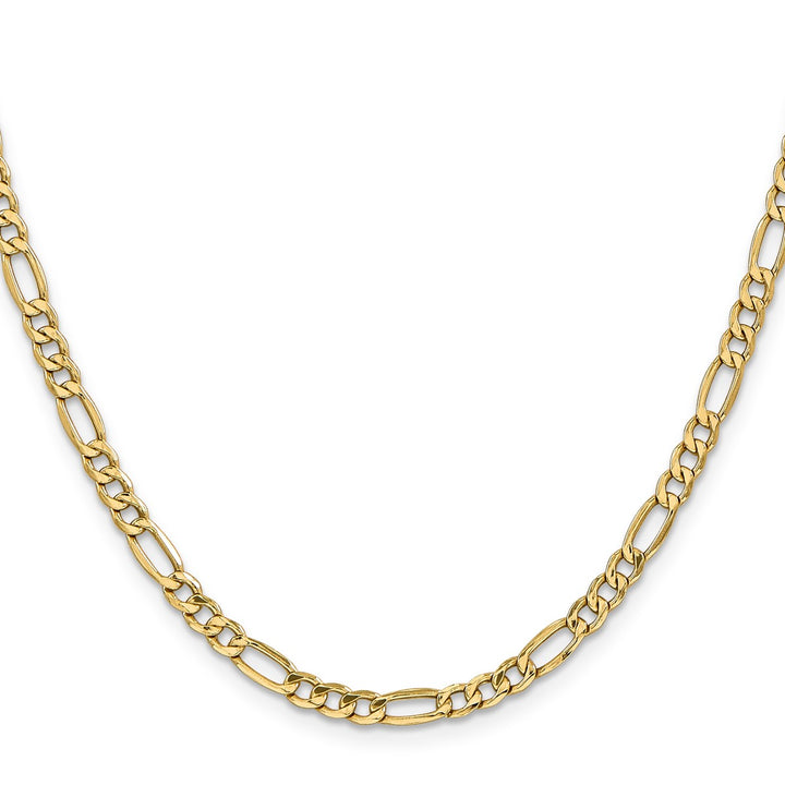 Gold 4.75mm Figaro Chain, 26"