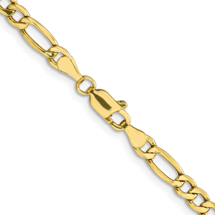 Gold 4.75mm Figaro Chain, 26"