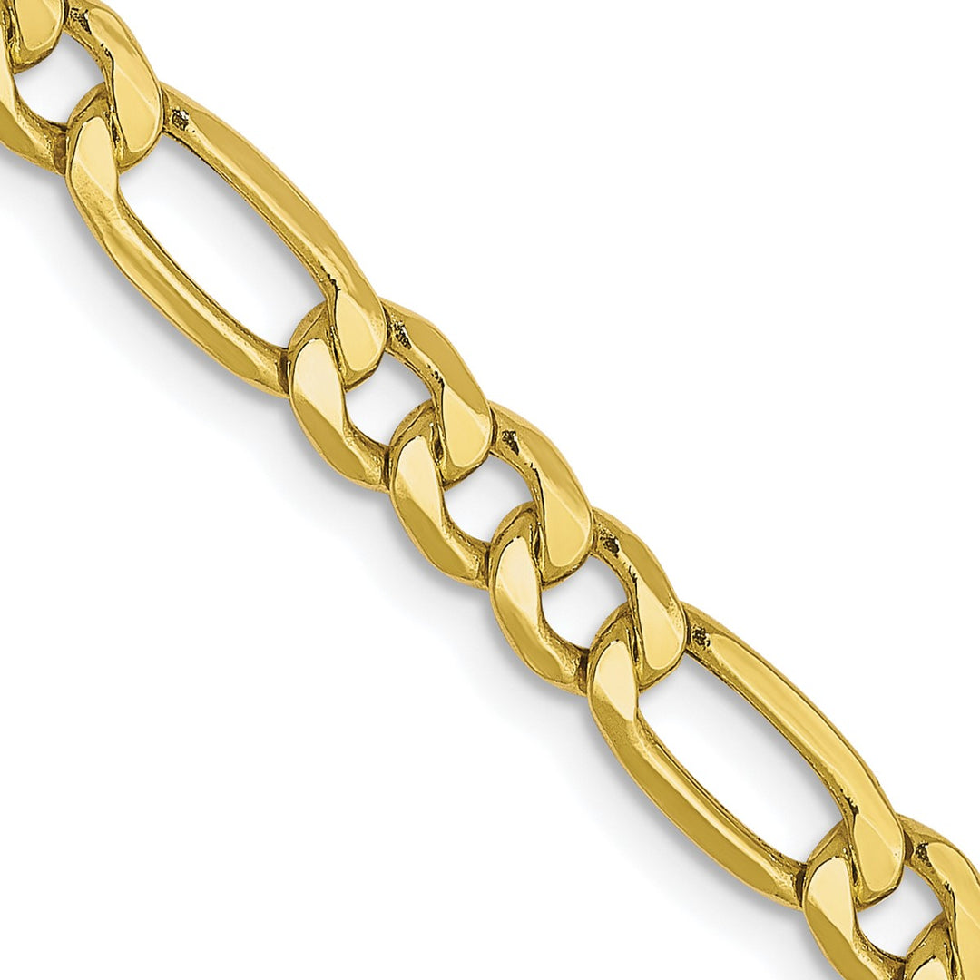 Gold 4.75mm Figaro Chain, 24"