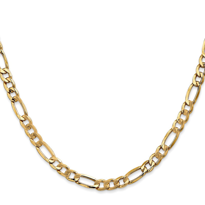 Gold 5.35mm Figaro Chain, 16"