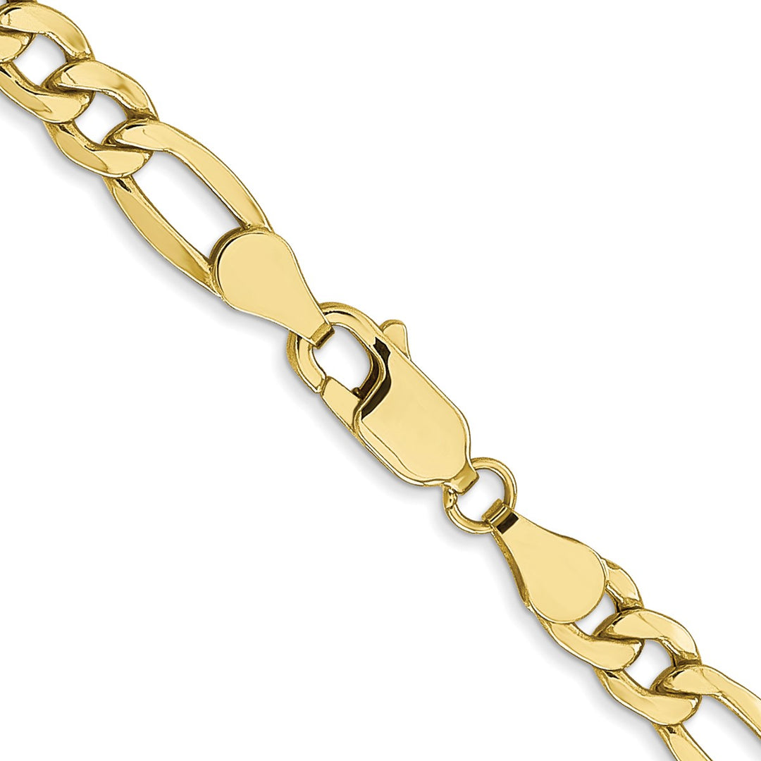 Gold 5.35mm Figaro Chain, 16