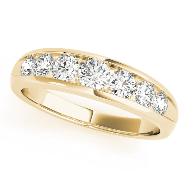 0.75CTW 14K Channel Set Diamond Band With Round Brilliant Cut Diamonds