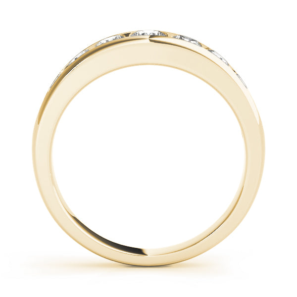 0.75CTW 14K Channel Set Diamond Band With Round Brilliant Cut Diamonds