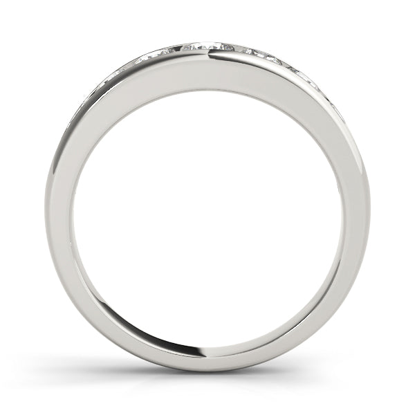 0.75CTW 14K Channel Set Diamond Band With Round Brilliant Cut Diamonds