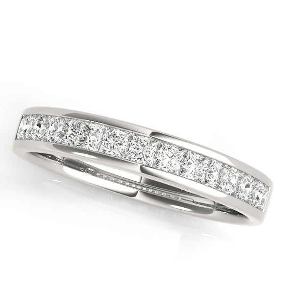 1.00CTW 14K Gold Channel Set Princess Cut Band