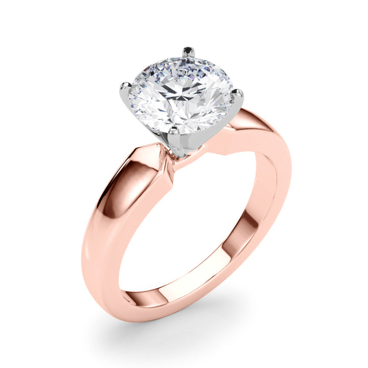 1.00CT 14K  Gold Round Brilliant Cut Solitaire