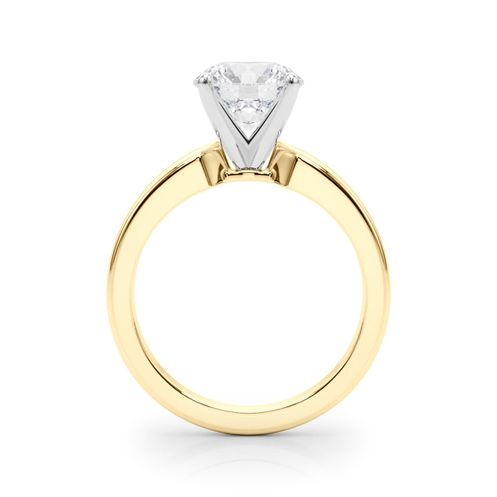 1.00CT 14K  Gold Round Brilliant Cut Solitaire