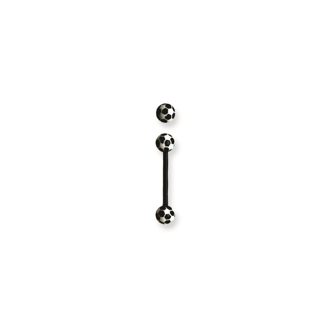 Soccer Ball Barbell Body Jewelry