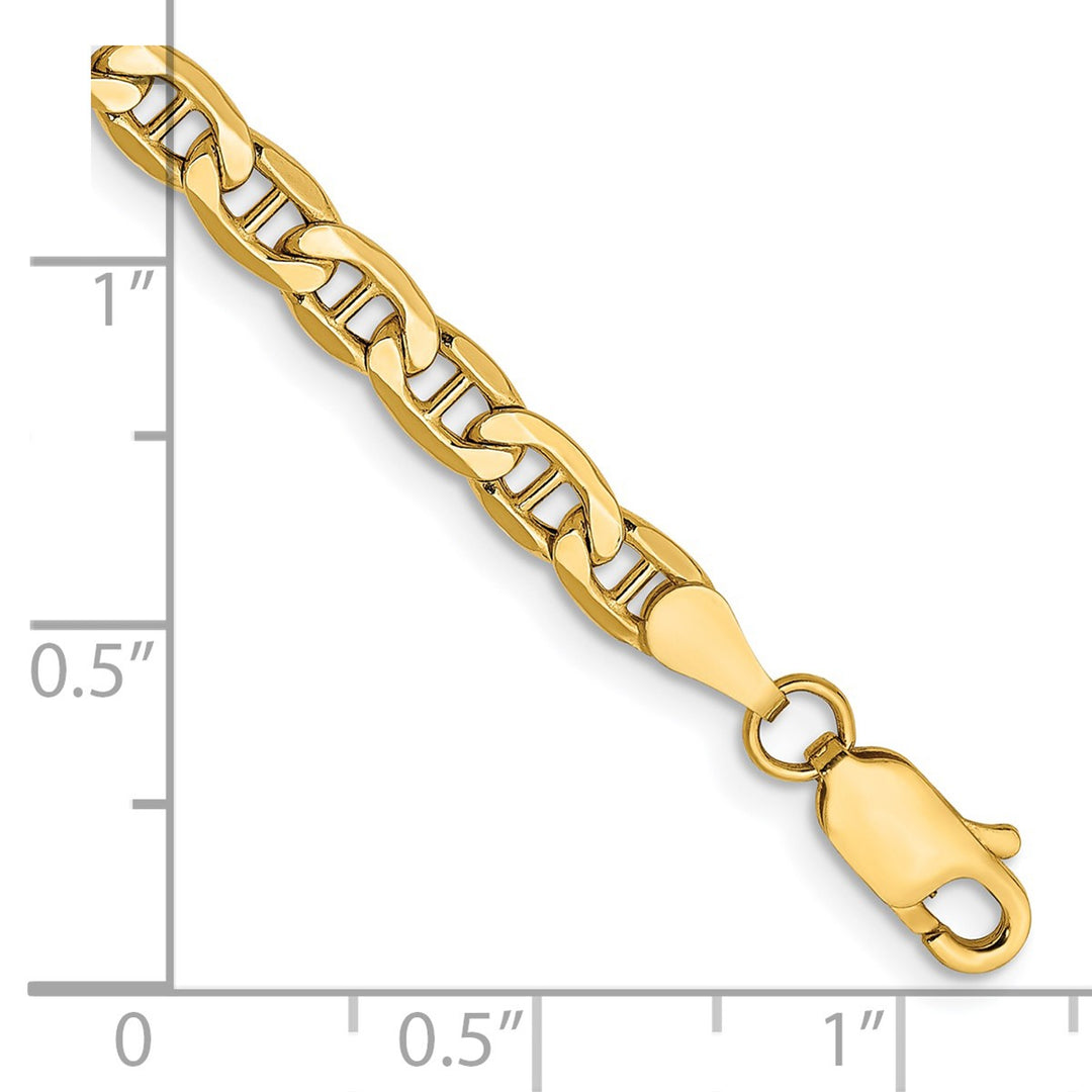 Gold 4mm Anchor Chain, 7