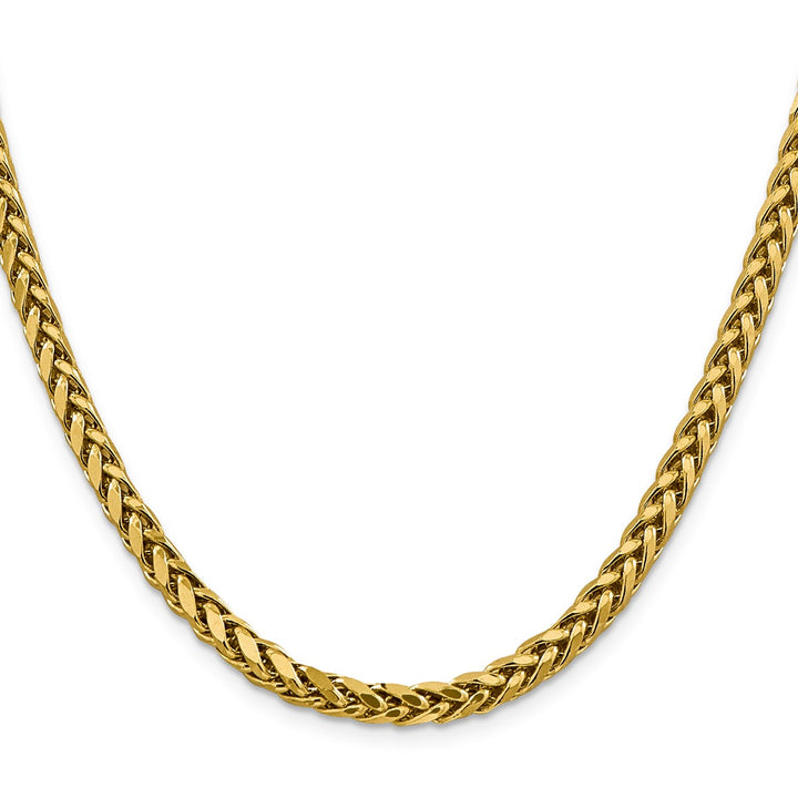 Gold 5mm Spiga (Wheat) Chain, 18"