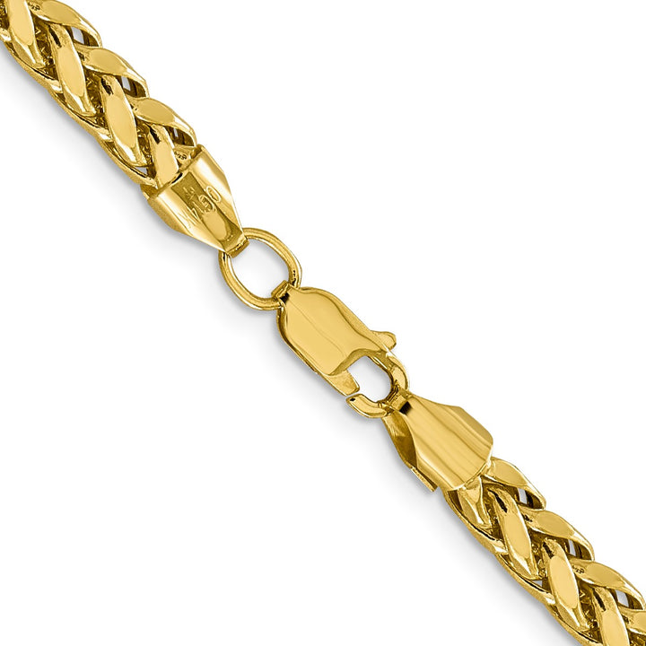 Gold 5mm Spiga (Wheat) Chain, 18"