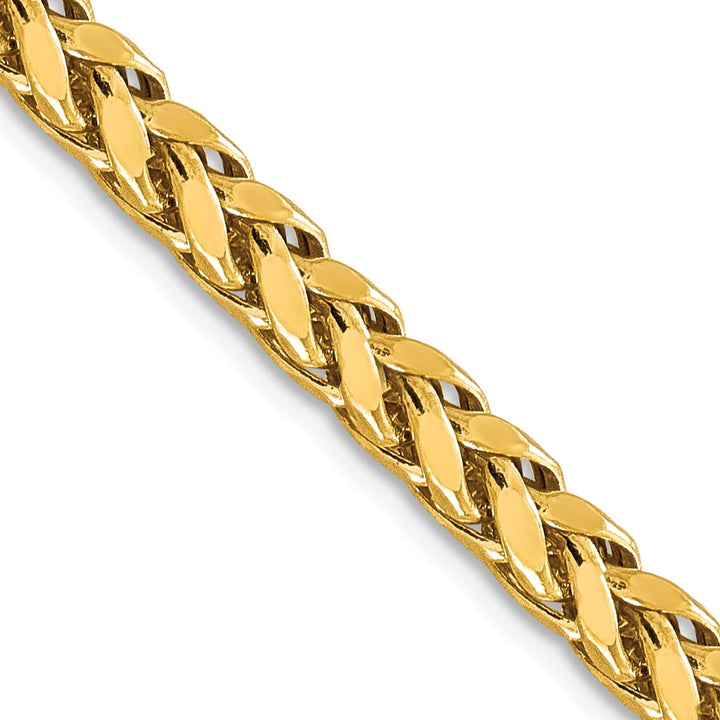 Gold 5mm Spiga (Wheat) Chain, 18"