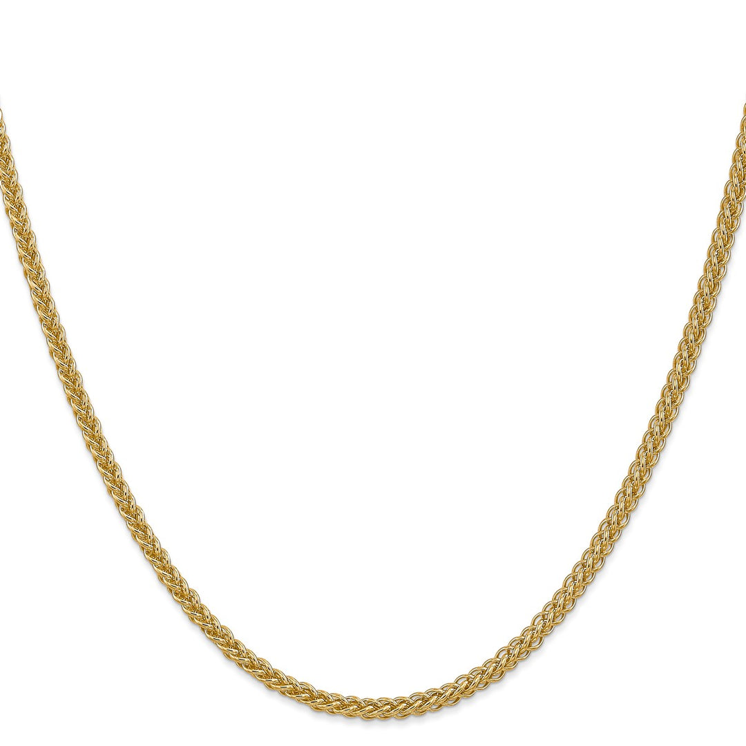 Gold 2.6mm Spiga (Wheat) Chain, 18