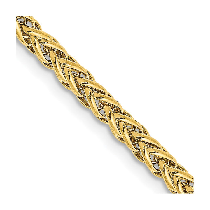 Gold 2.6mm Spiga (Wheat) Chain, 18"
