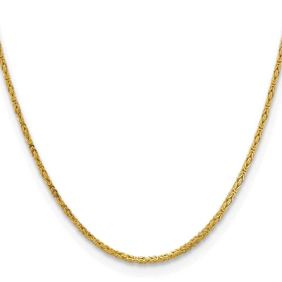 Gold 2mm Byzantine Chain, 16