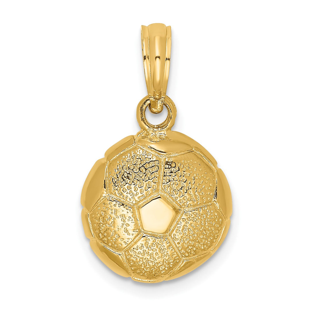 Domed Open-Backed Soccer Ball Charm