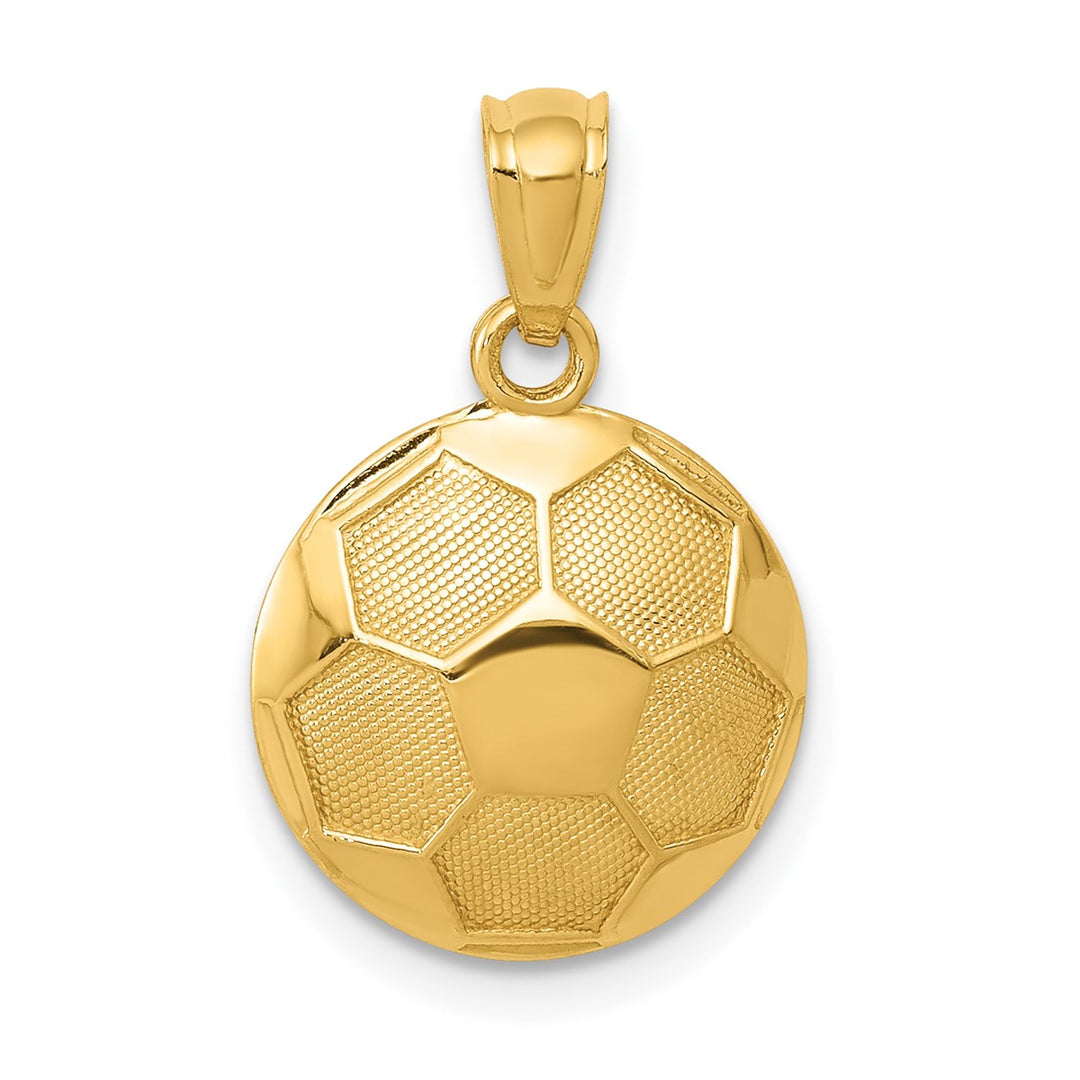 Domed Soccer Ball Pendant