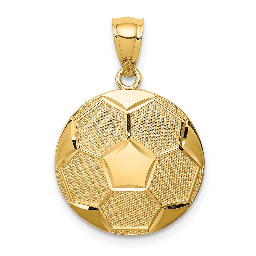 Domed Soccer Ball Pendant