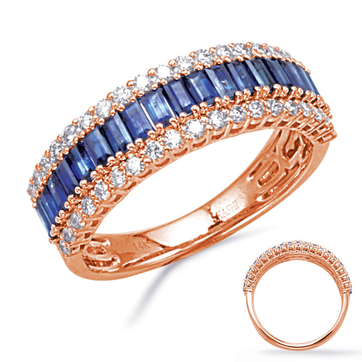 1.62 ctw. ELEGANT GOLD SAPPHIRE & DIAMOND RING