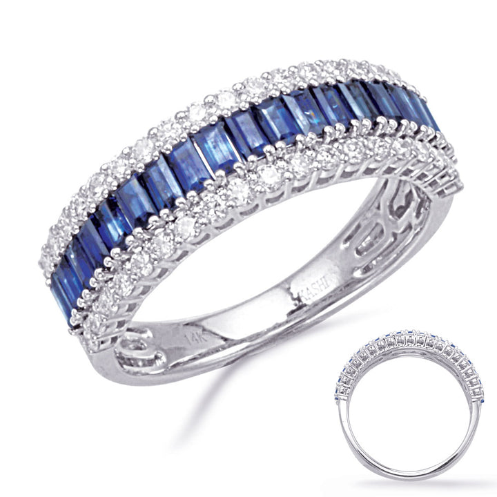 1.62 ctw. ELEGANT GOLD SAPPHIRE & DIAMOND RING