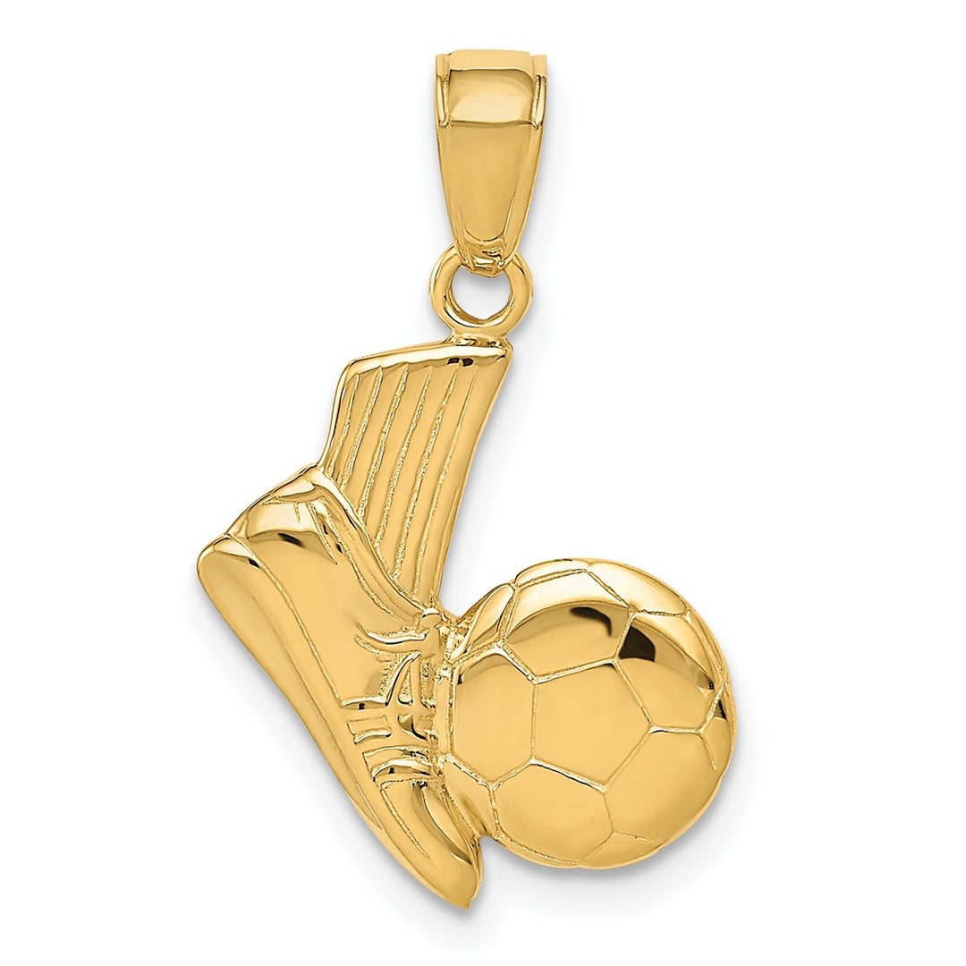 Soccer Shoe and Ball Pendant
