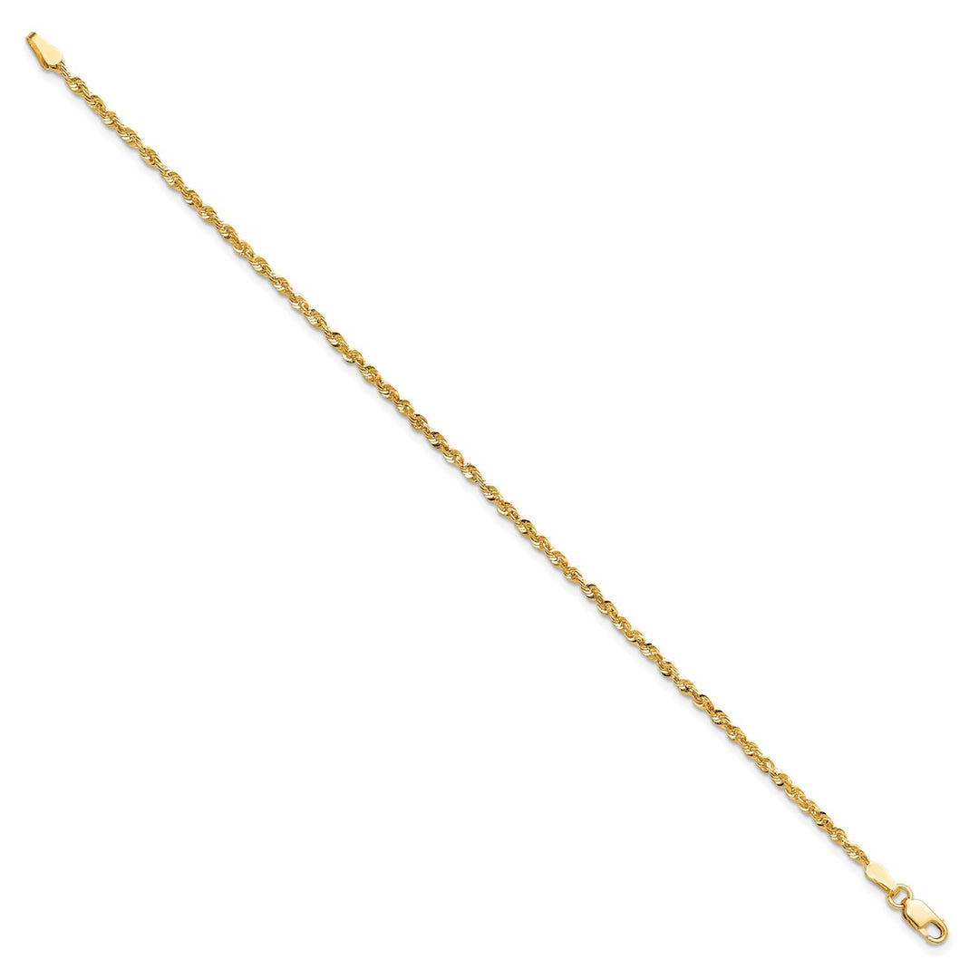 Gold 2mm Rope Chain, 1