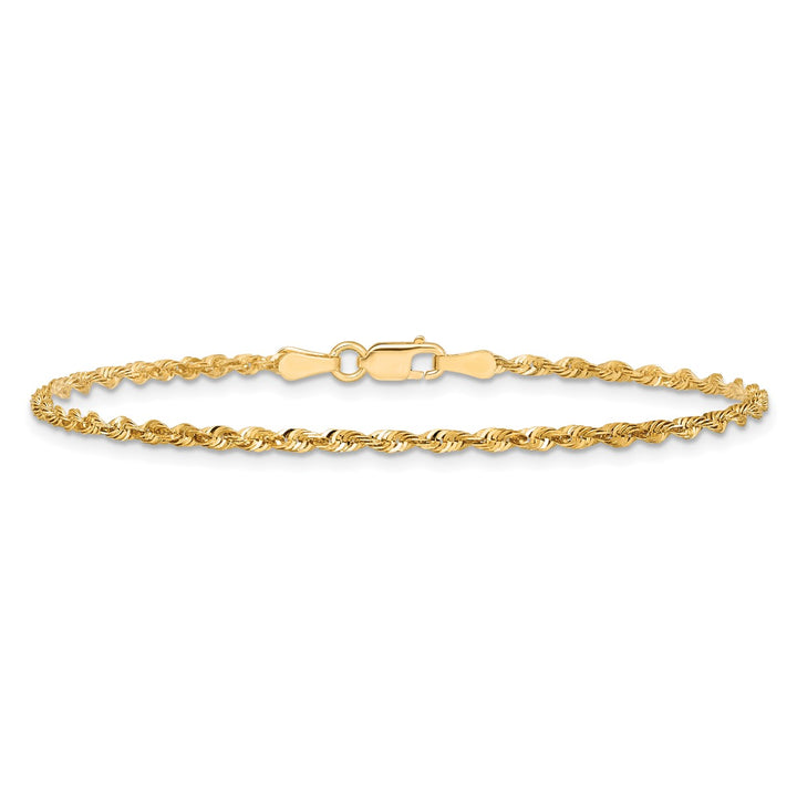 Gold 2mm Rope Chain, 1"