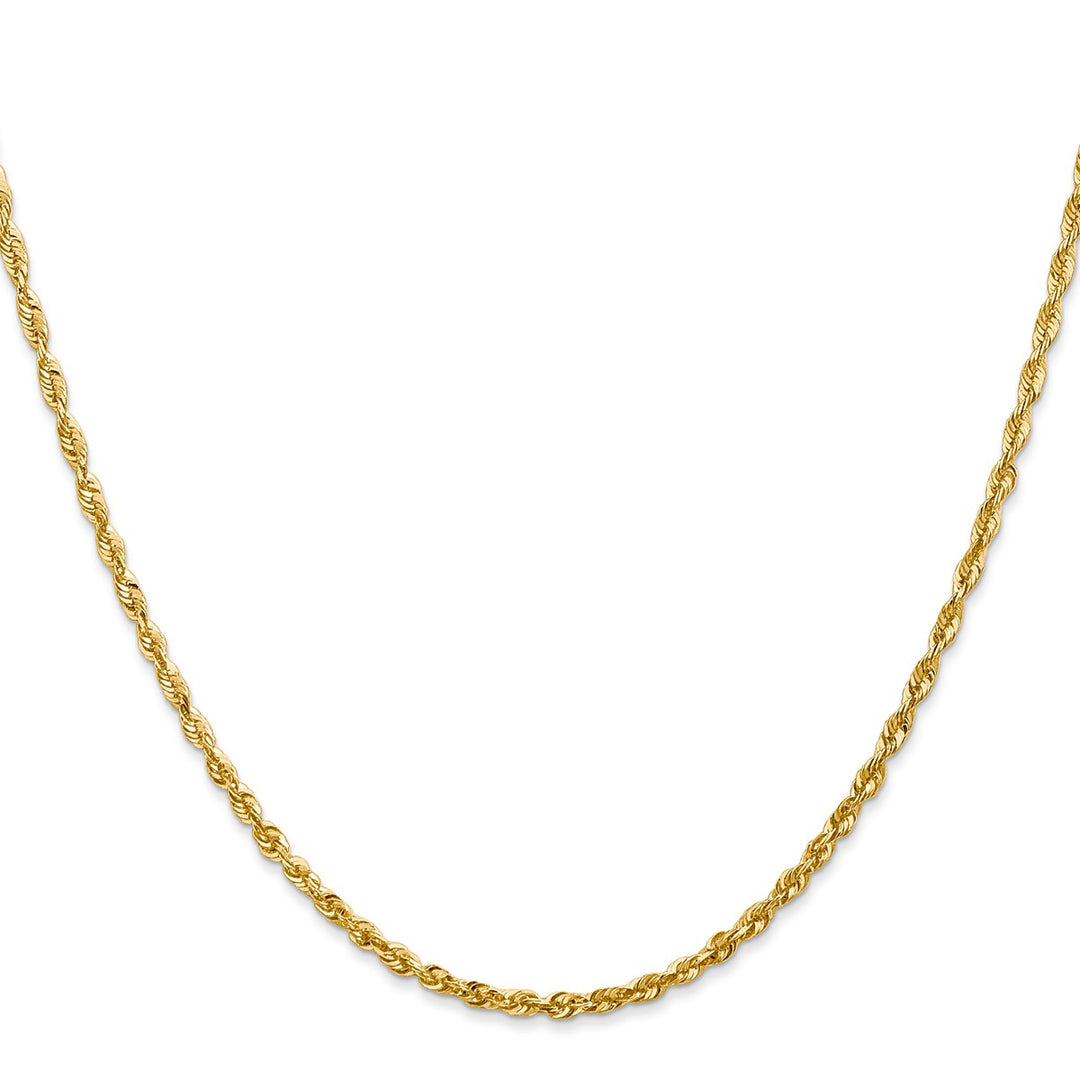 Gold 2.25mm Rope Chain, 1